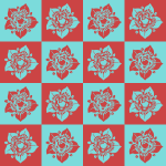 Roses pattern vector illustration