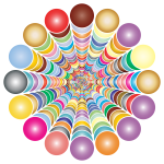 Circles symmetrical pattern