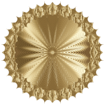 Mandala Line Art Design Gold