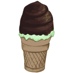 Chocolate Dip Mint Ice Cream