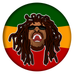Rastafarian head