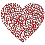 Isometric Valentines Icons Heart