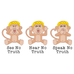 Three Trump Monkeys