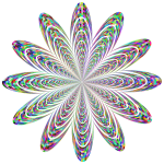 Checkerboard Flower Prismatic
