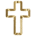 Musical Cross Gold