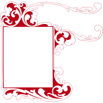 Curly Red Frame