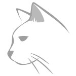 Cat Icon Grey