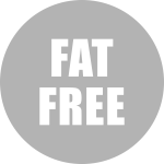 Fat Free Icon Gray