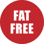 Fat Free Icon Red