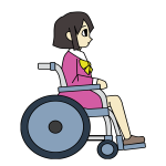 Wheelchair Girl - Colour