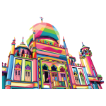 Geometric Mosque Pop Art By RizkyDwi123