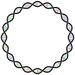DNA Helix Frame Prismatic