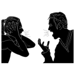 Couple Arguing By mstlion Silhouette