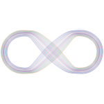 Abstract Prismatic Infinity Symbol II