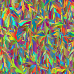 Polyprismatic Leaves Background
