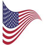 American Flag Stylized 2