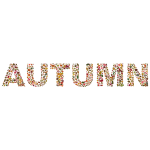 Autumn Leaves Typography
