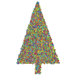 Abstract Christmas Tree Triangular Polyprismatic