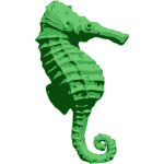 Green Seahorse