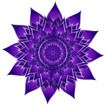 Cobalt Floral Mandala