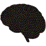 Neural Connections Brain Silhouette