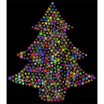 Christmas Tree Stars Polyprismatic