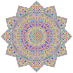 Polyprismatic Geometric Mandala No BG