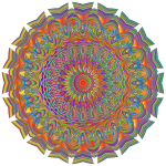 Spiral pattern in circular shape