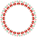 Candy Canes With A Bow Frame