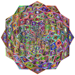 Mandala chaotic pattern