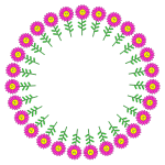 Anthropomorphic Flower Frame