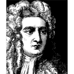 Isaac Newton's portrait