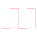 Oscillograph rectangle simplified