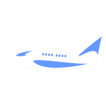 airplane aeroplane minimal outline