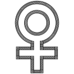 Decorative Chain Female Symbol