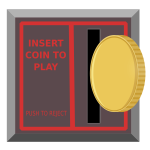 Arcade coin slot