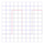 Oscillograph rectangle corrected