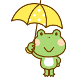 Frog with Umbrella