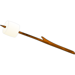 Marshmallow on stick