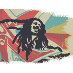 Bob Marley Abstract