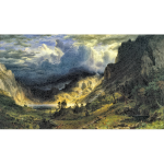 A Storm In The Rocky Mountains Mt Rosalie By Albert Bierstadt Very High Quality
