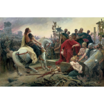 Vercingetorix Throwing Down His Weapons At The Feet Of Julius Caesar