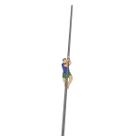 Pole climbing