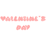 Valentines Day Typography