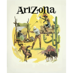 Retro Travel Arizona Poster