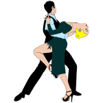 Retro Dance Couple By Alexey Marcov