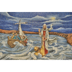 Jesus Saving Fisherman Mural