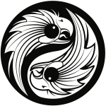 Eagles Yin Yang Symbol
