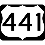 U.S. Highway 441 Shield (MUTCD #M1-4, Public Domain)
