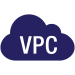 AWS VPC blue icon
